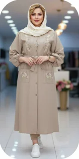 مانتو گلدوزی نهال