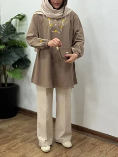 شومیز مانتویی نازگل