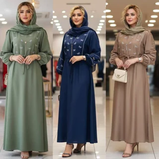 کفتان گلدوزی پاپیونی